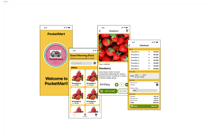 Pocket Mart showcase